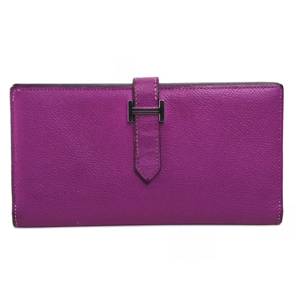 HERMES Purple Wallet - Picture 1 of 11